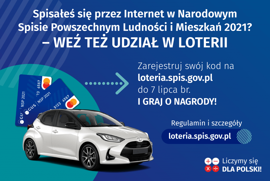 Spisałeś się przez Internet? Pobierz unikatowy kod i zgłoś swój udział w loterii!