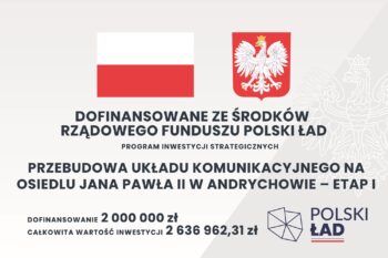 Przebudowa dróg gminnych na terenie Gminy Andrychów – Etap I