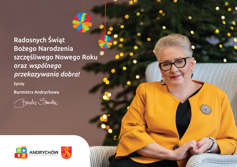 Radosnych Świąt Bożego Narodzenia, szczęśliwego Nowego Roku oraz wspólnego przekazywania dobra!
