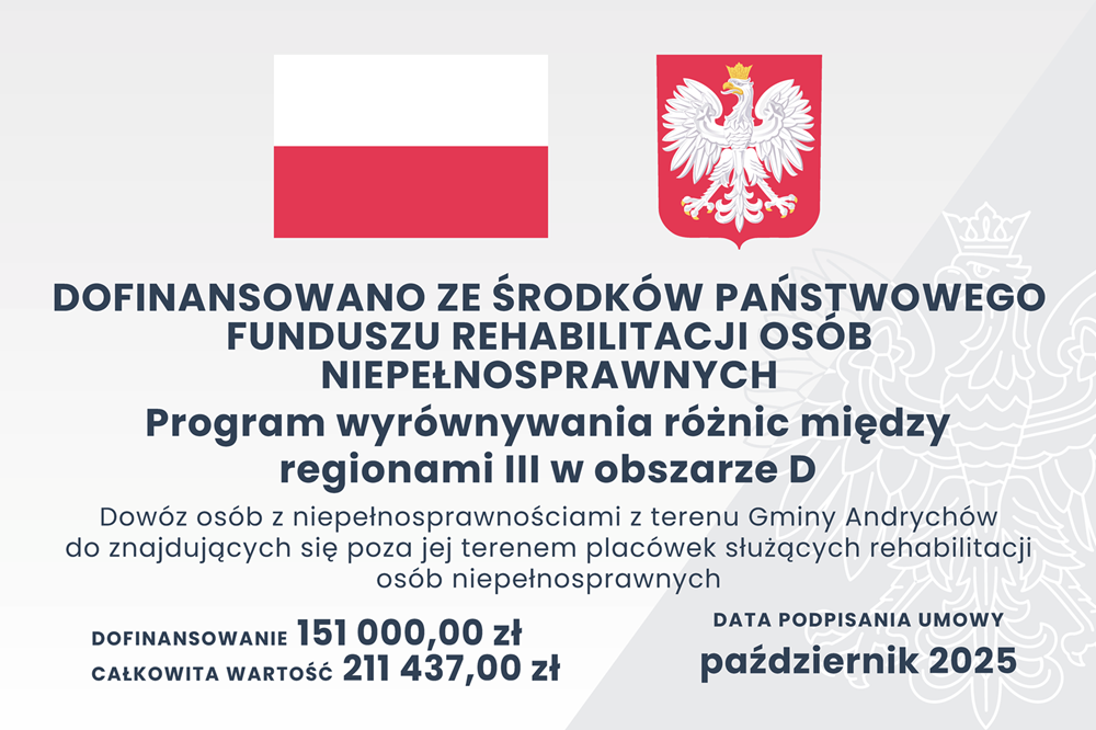 Nowy samochód do przewozu osób niepełnosprawnych